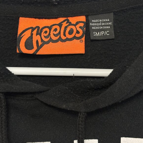 Men’s Cheetos Black Hoodie.  Size S - Picture 3 of 7